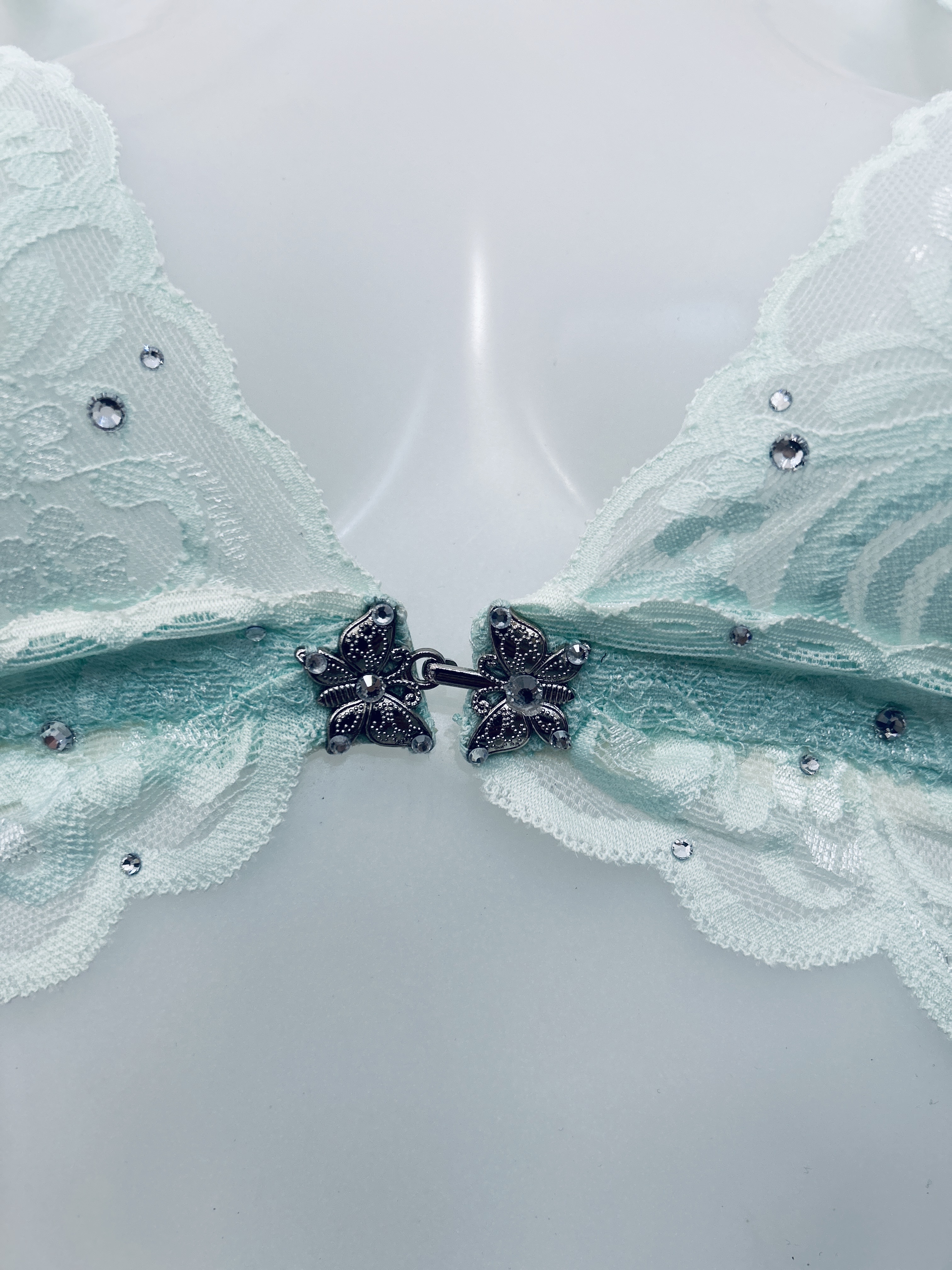 Mint set s motýlky 